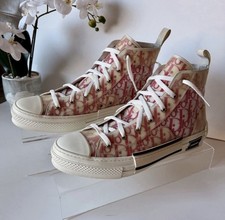 Dior B23 High Dior Oblique - White Red for sale | eBay