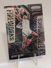 2025 Panini WNBA Prizm Basketball Jackie Young Fireworks Insert #4
