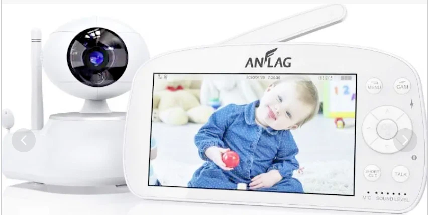 ANFLAG BABY MONITOR 1080P with Night Vision/VOX/Temperature Sensor/Two-Way Audio
Opens in a new wind