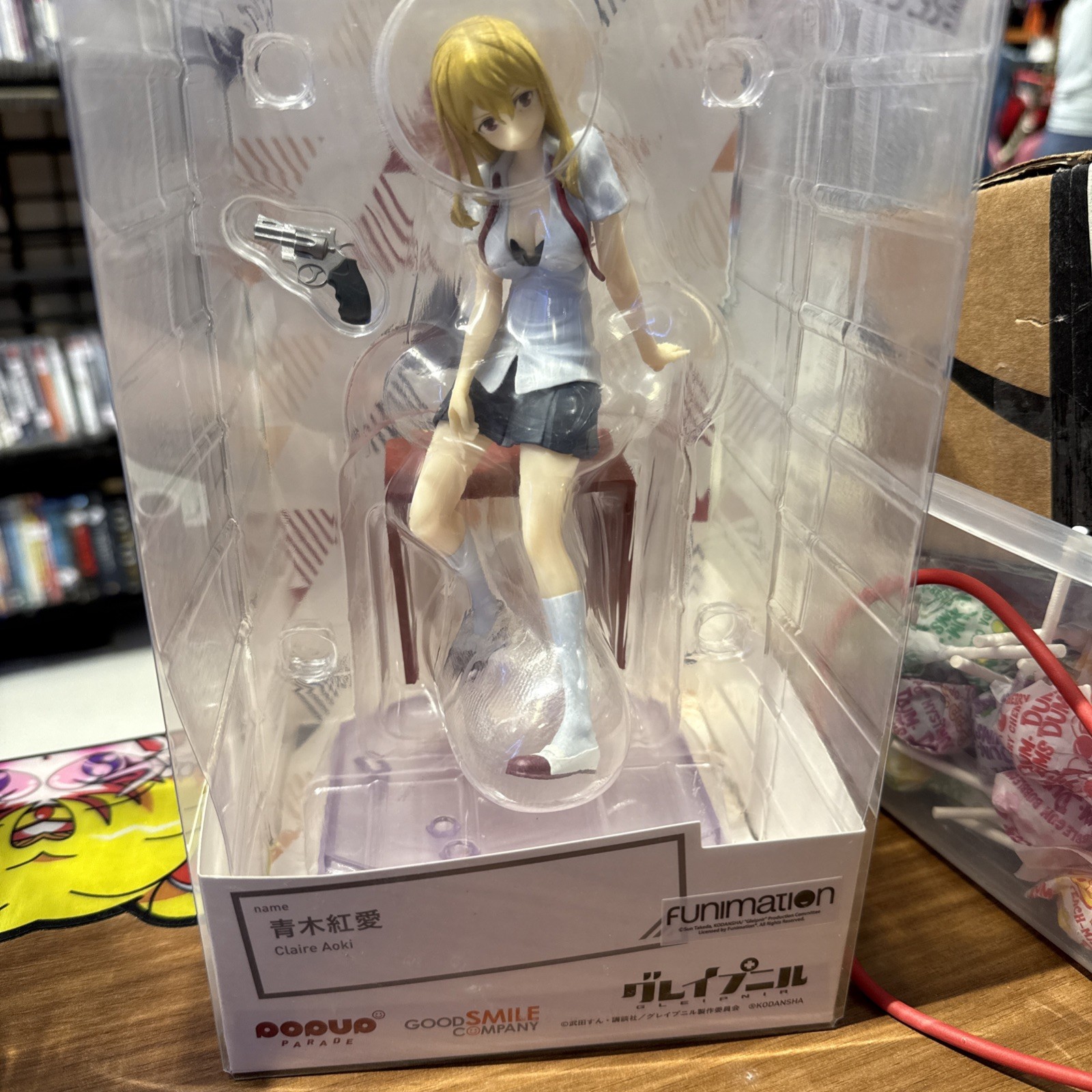 *NUEVO EN CAJA* FIGURA DE ANIME CLAIRE AOKI DE GLEIPNIR DE GOOD SMILE COMPANY JAPÓN