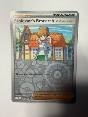 Professor's Research 085/086 Black Bolt Uncommon Reverse Holo Pokemon NM/M