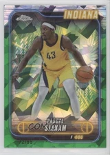 2024-25 Topps Chrome Sapphire Edition Green /99 Pascal Siakam #64