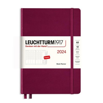 LEUCHTTURM1917 - Week Planner 2024 Extra Booklet, Medium - Dec 31, 2024) 367833