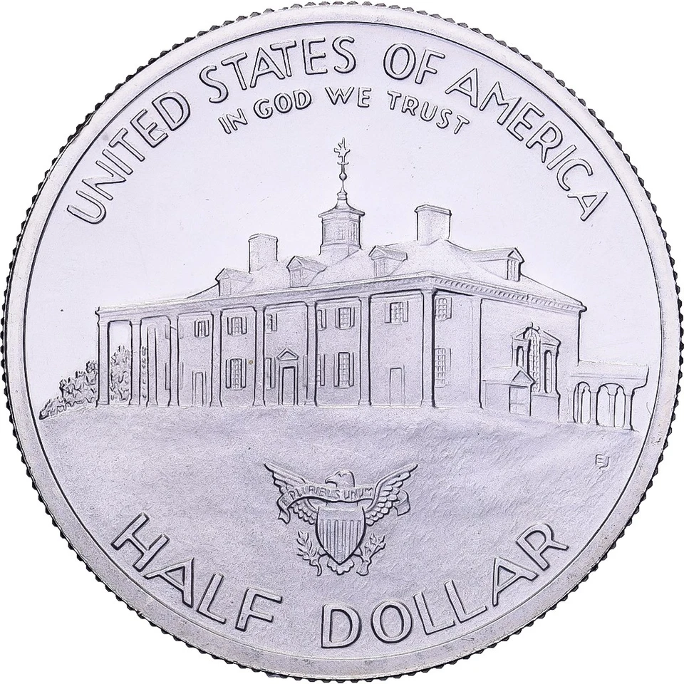 [#638516] United States, Half Dollar, 1982, U.S. Mint, Proof, Silver, MS, KM:208 - Image 2 of 2