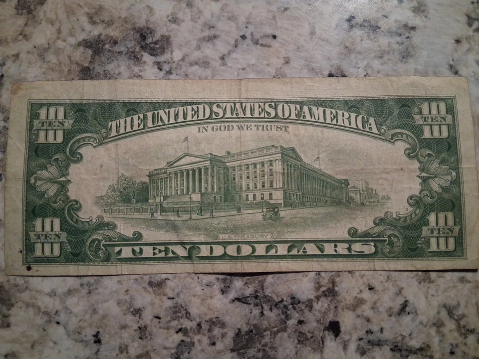 1963 Ten Dollar Bill - Image 4 of 4