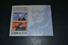 GIBRALTAR SCOTT #317A WINSTON CHURCHILL SOUVENIR SHEET MNH SET OF 1