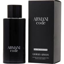 Armani Code by Giorgio Armani Eau De Toilette Spray Refillable 4.2 oz for Men