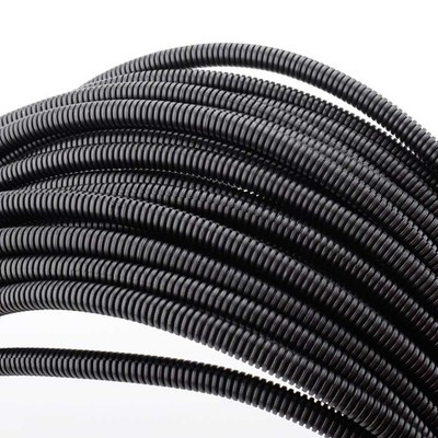ZhiYo 100 FT 1/4  Wire Loom Split Tubing Auto Wire Conduit Flexible Cover