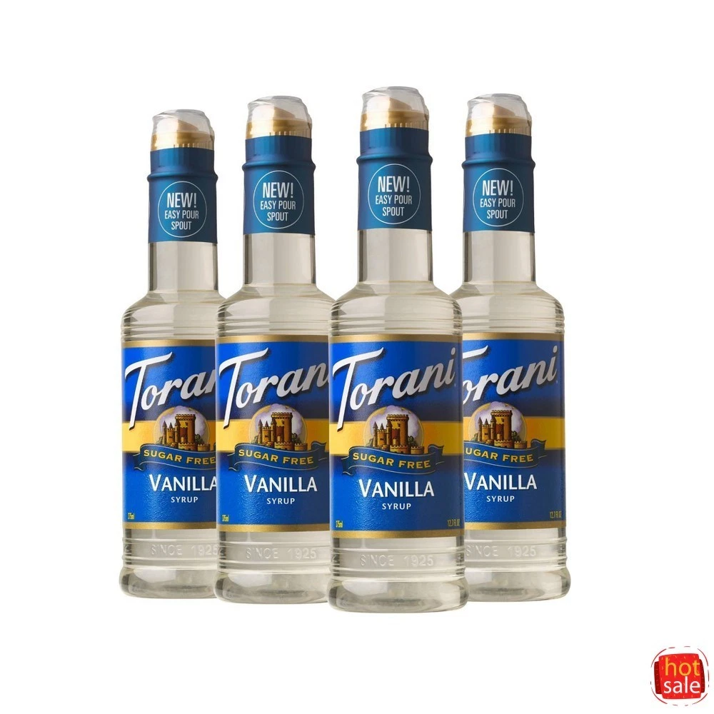 Sugar Free Vanilla Syrup for Coffee Drinks and Desserts - 1500ml/4ct - product detail image 1