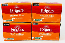 Folgers Breakfast Blend Coffee Mild Roast Keurig K-Cup 40 Pods 11/10/2026