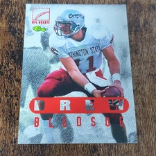 1996 Classic NFL Rookies Drew Bledsoe #78 Washington State Cougars Football Card