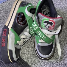 ecko shoes Men’s Size 7 Skateboard 1972 green black grey 28874l tobin