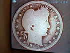 1892-P Barber Silver Quarter