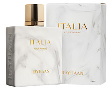Rayhaan Italia For Men EDP 100ml &ndash; Parfum de Luxe Homme, Design Marbre Blanc
