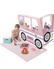 Barbie Deluxe Wooden Campervan Pretend Play - Barbie Life sized Play kitchen