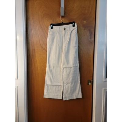 NWT Pilcro Anthropologie The Skipper Textured pants Size 26  