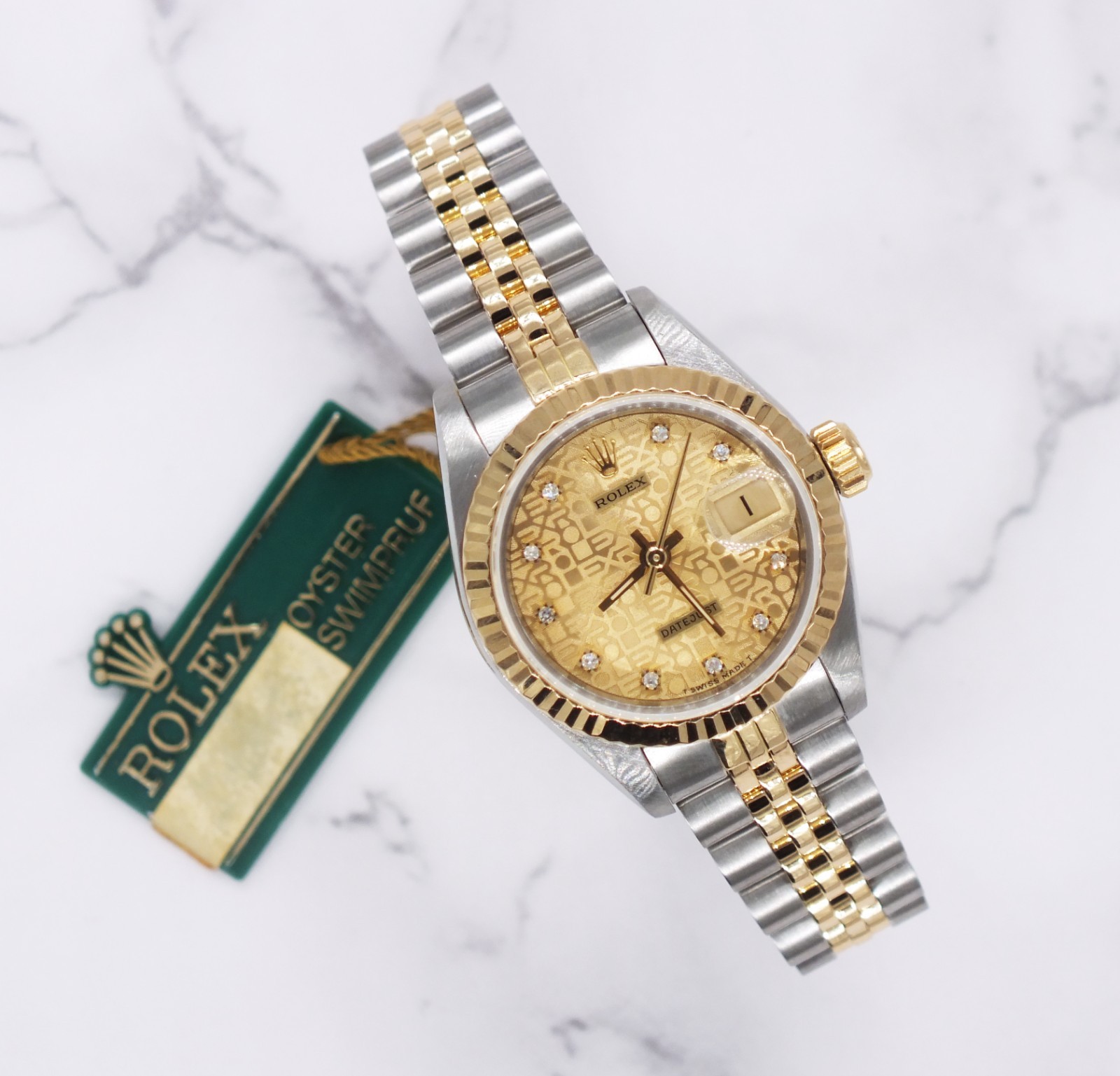 Rolex Datejust with Factory Champagne