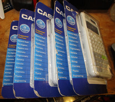 Lot of 5 Casio FX-115ES Plus Scientific Calculator White