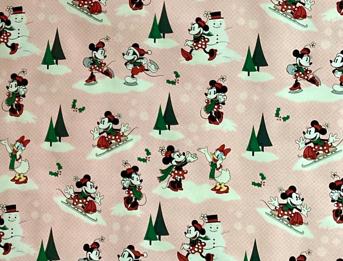 MINNIE MOUSE MICKEY & DAISY CHRISTMAS GIFT WRAP PAPER 20 SQ FT - NEW 🎁🎄SANTA