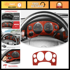 Brown Wood Grain Dashboard Trim For 2007-2014 Chevy Tahoe Suburban Gmc Yukon 