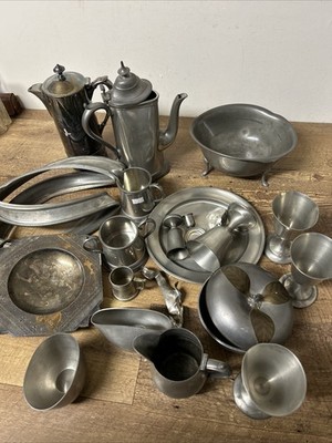 12 Pounds Pewter Scrap Melting Jewelry Casting Melting Crafts Reloading Lot