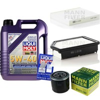 Mann Inspektionspaket 5L Liqui Moly 5W-40 FüR KIA Soul 1.6 Gdi