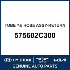 2001-2006 Hyundai Tiburon Tube Hose Assembly-return Oem New 575602c300