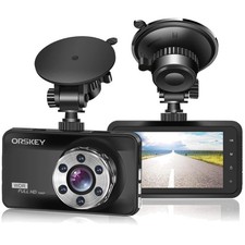 Dashcam Auto 1080P Full HD, 170° Weitwinkel, Nachtsicht, G-Sensor, Loop