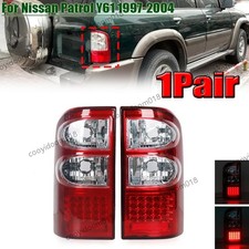 1pair For Nissan Patrol Y61 1997 1998 1999-2004 Led Tail Light Rear Brake Lamp