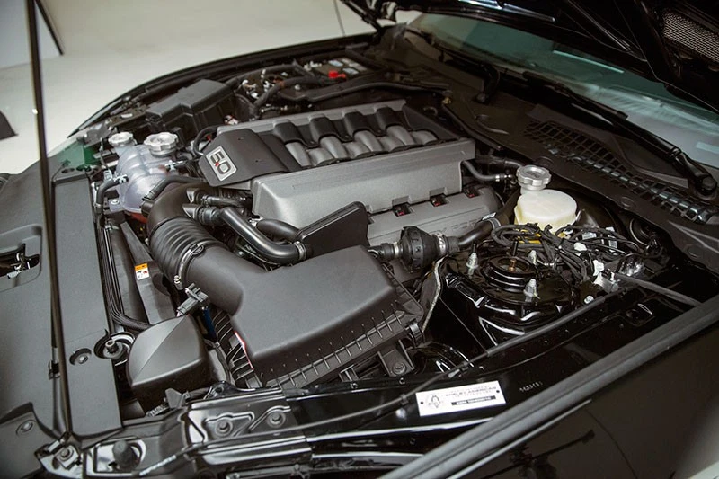 The 2016 GT-H uses a stock, Mustang GT-sourced 5.0-liter V8 engine that makes 435 horsepower and 390 pound-feet of torque.