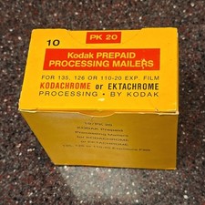 Vintage Kodak Prepaid Processing Mailer Envelope s for 135, 126,110-20 Exposures