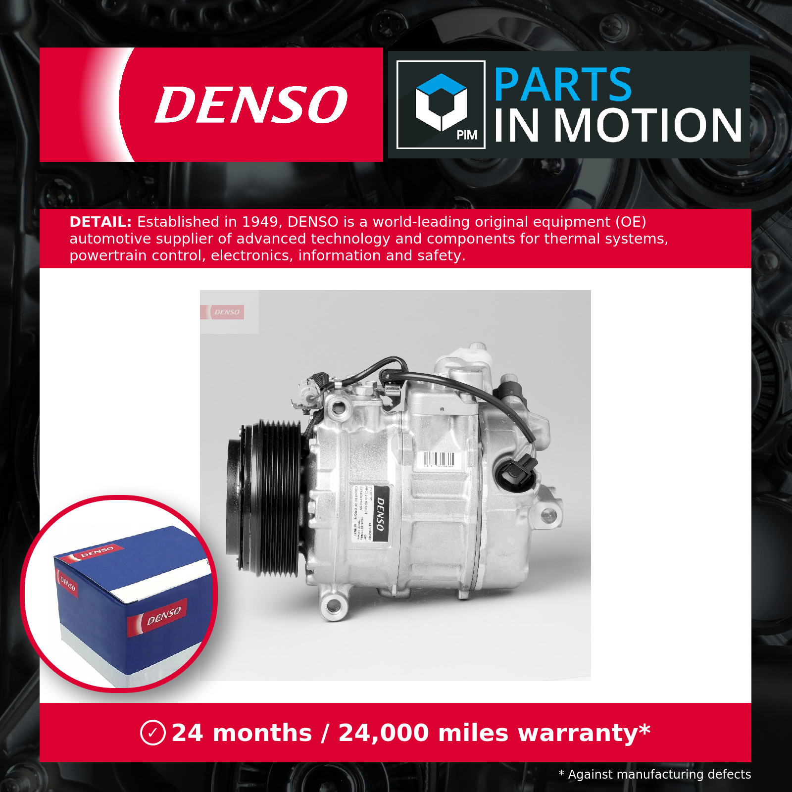 DENSO Air Con Compressor DCP05077 AC Conditioning 64526987890 64529196889 New - Image 8