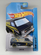 2014 Hot Wheels HW City HW Rescue Super Van SWAT Dark Blue #49/250