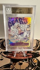 2023 ONE PIECE MONKEY D LUFFY OP05-119 GEAR 5 SEC ALT ART INGLESE BGS 10