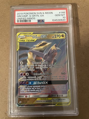 Garchomp & Giratina-GX graded PSA 10 for sale on eBay