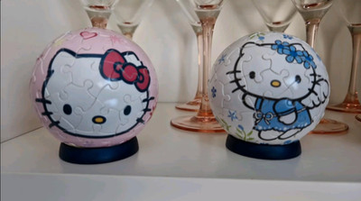 Puzzle Ball 3D Hello Kitty Spielzeug Japan Anime Manga Kawaii 2er Set