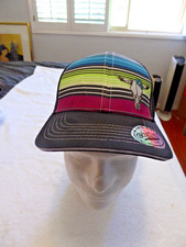 Cowgirl Hardware cow skull Snapback Hat Multi One Size Striped W/Tags