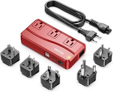 BESTEK International Power Adapter 300W, 220V to 110V Step Down Travel Voltag...