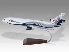 McDonnell Douglas DC-10-30F Solar Cargo Desk Wood Airplane New Model Large 1/130