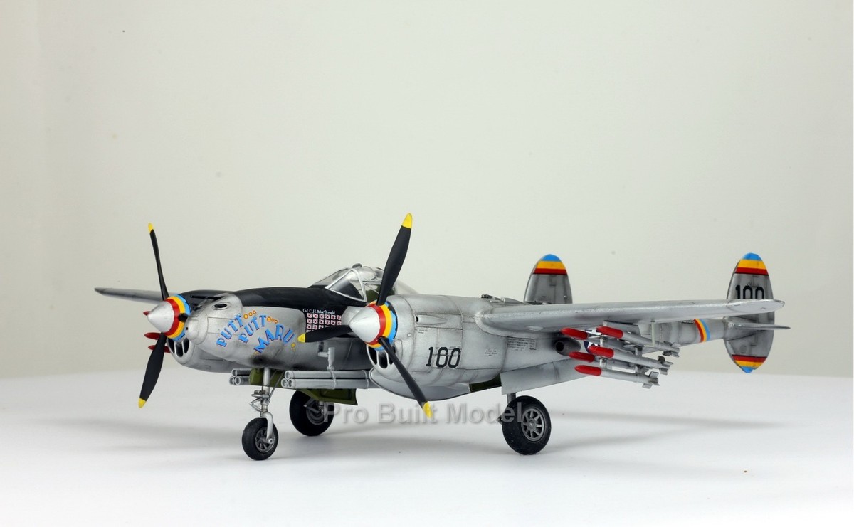 1/48 ProBuilt Model P-38 Lightning WWII – “Putt Putt Maru” – Hand
