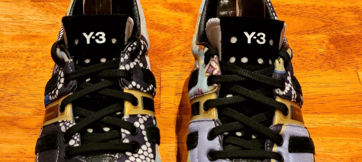 Y-3 Yohji Yamamoto x Adidas Floral Print Sneakers Women's Size 6