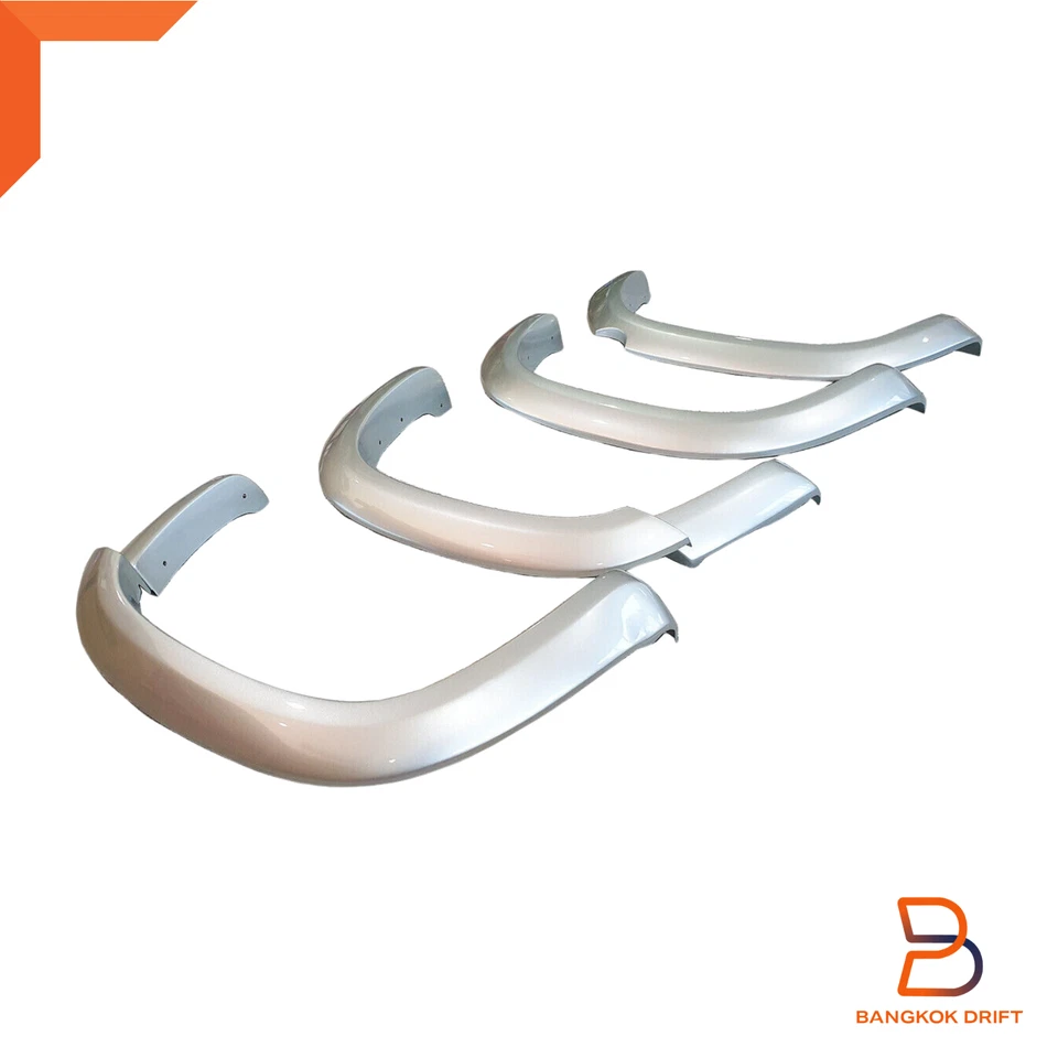 Guardabarros 1CO plateado para camioneta Toyota Hilux Tiger 97-04 LN167 LN147 cabina de 2 puertas Foto 4 de 4