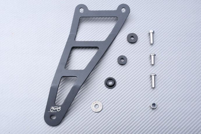 Support d'échappement acier premium pour moto de piste Kawasaki ZX636E