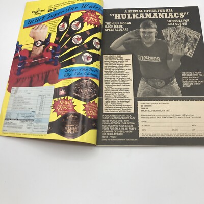 WWE WWF Magazine March 1989 JSA TT80036 | eBay