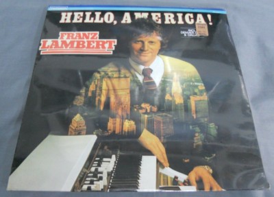 FRANZ LAMBERT -HELLO, AMERICA- MEXICAN LP STILL SEALED INSTRUMENTAL