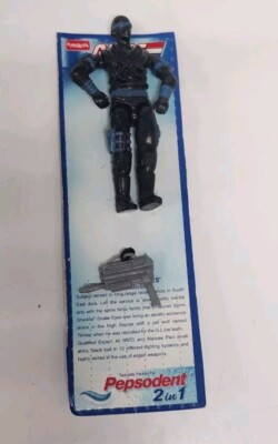 Super rare Snake eyes Pepsodent figure