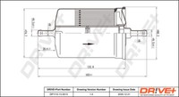 Dr! Ve + DP1110.13.0013 Kraftstoff Filter FüR ,Alfa Romeo Alpina Alpine Audi