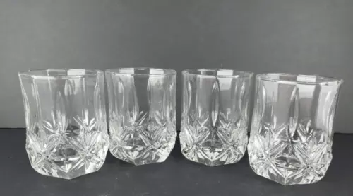 Cristal D'Arques-Durand Ashley Crystal Old Fashion Glasses Set 4 pcs 8 oz