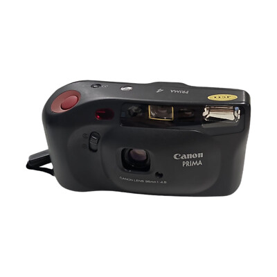 Canon Prima 4 Analogkamera 1:4,5, 35mm - Kompaktkamera - ohne Batterie, geprüft 