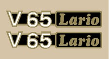 MOTO GUZZI V65 LARIO ADESIVI FIANCHETTI SIDE STICKERS